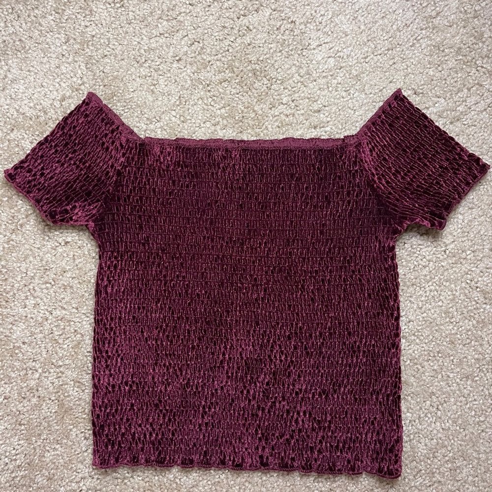 Velvet blouse